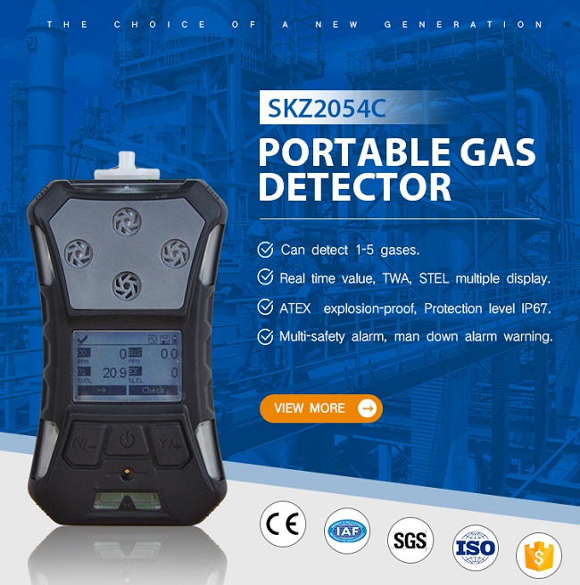 Handheld Hydrogen Sulfide Gas Monitor SKZ2054