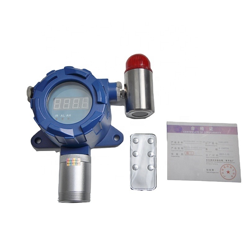 Fixed 0-25%VOL O2 Gas Detector Monitor