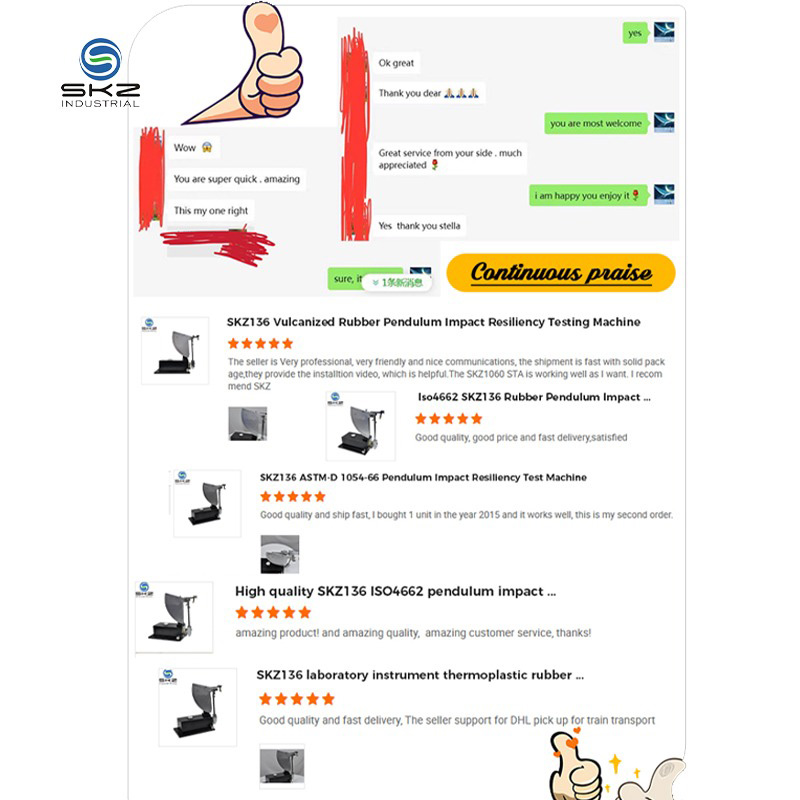 ASTM-D 1054-66 Tester odporności gumy na uderzenia