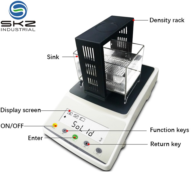 Balanza de densidad digital para valor K de oro SKZ400