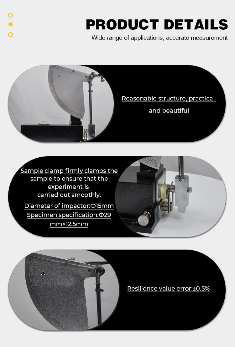 ASTM-D 1054-66 Rubber Impact Resilience Tester