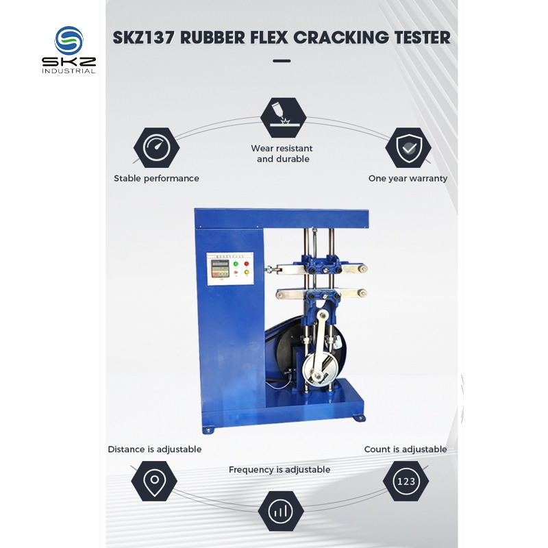 ISO 132 133 rubber fatigue (Flex) cracking machine