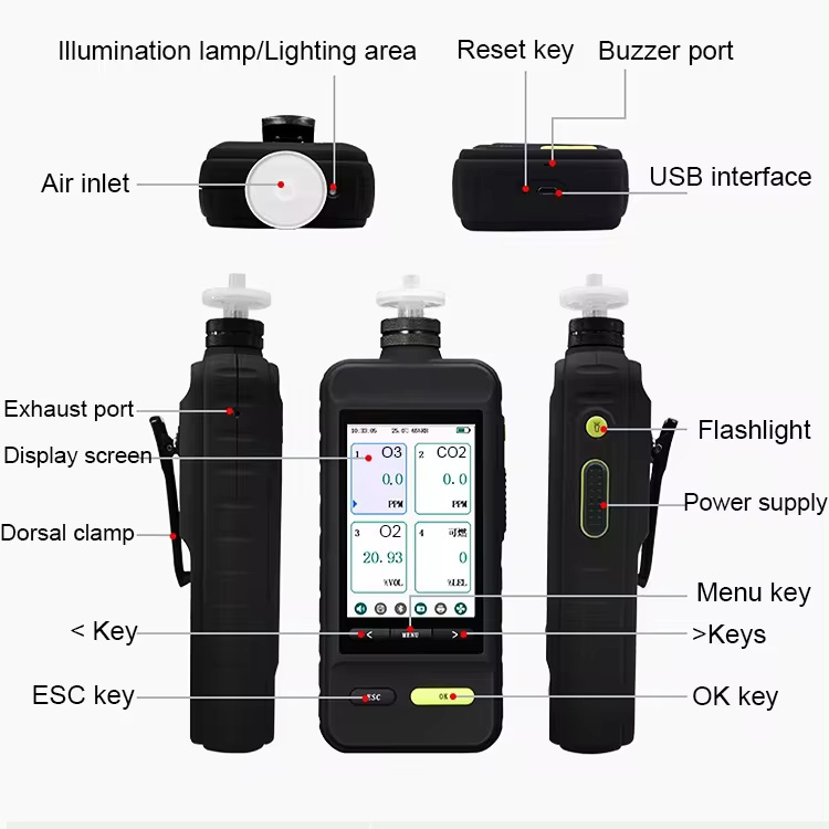 0-100%VOL CH4 Methane Gas Detector Monitor