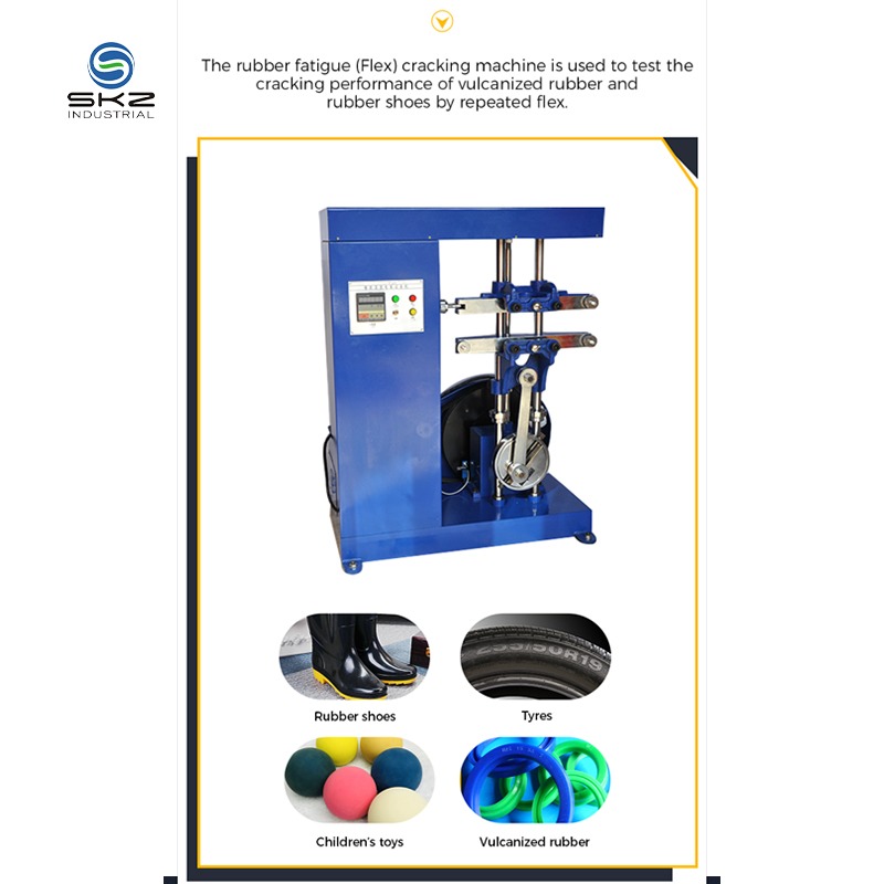 ISO 132 133 rubber fatigue (Flex) cracking machine