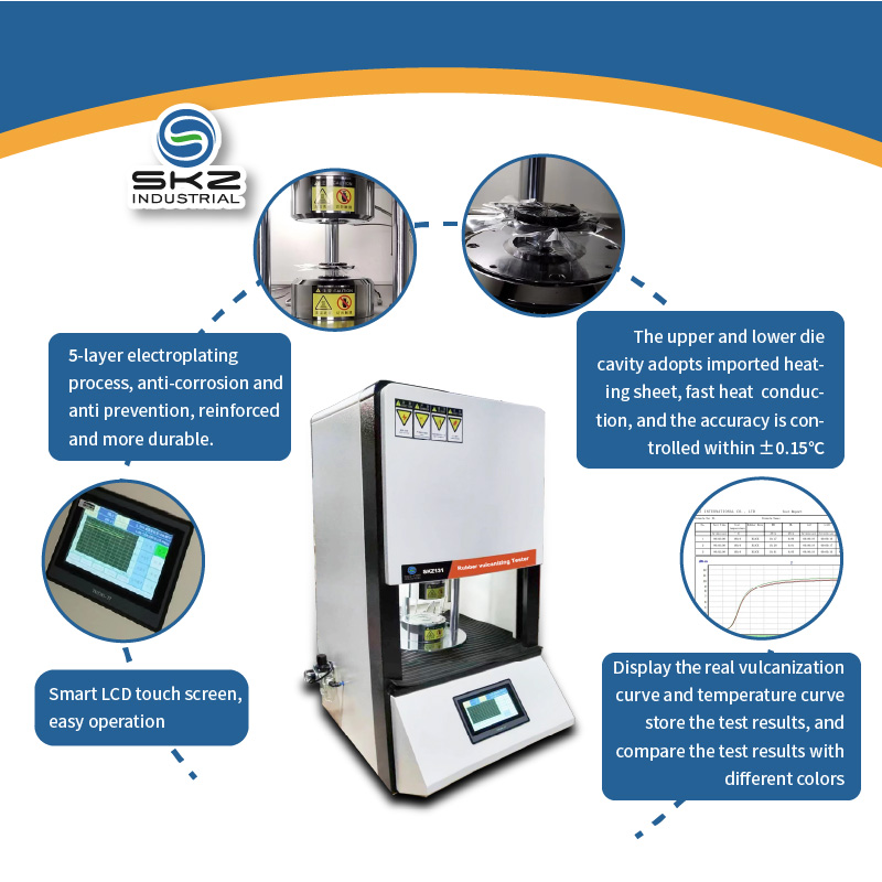 Rubber vulcanizing Tester Rotor-less curemeter