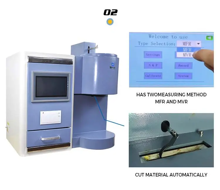 ISO1133 Manufacturing Auto LCD Melt Flow Indexer Заводський індексатор Melt Flow Indexer