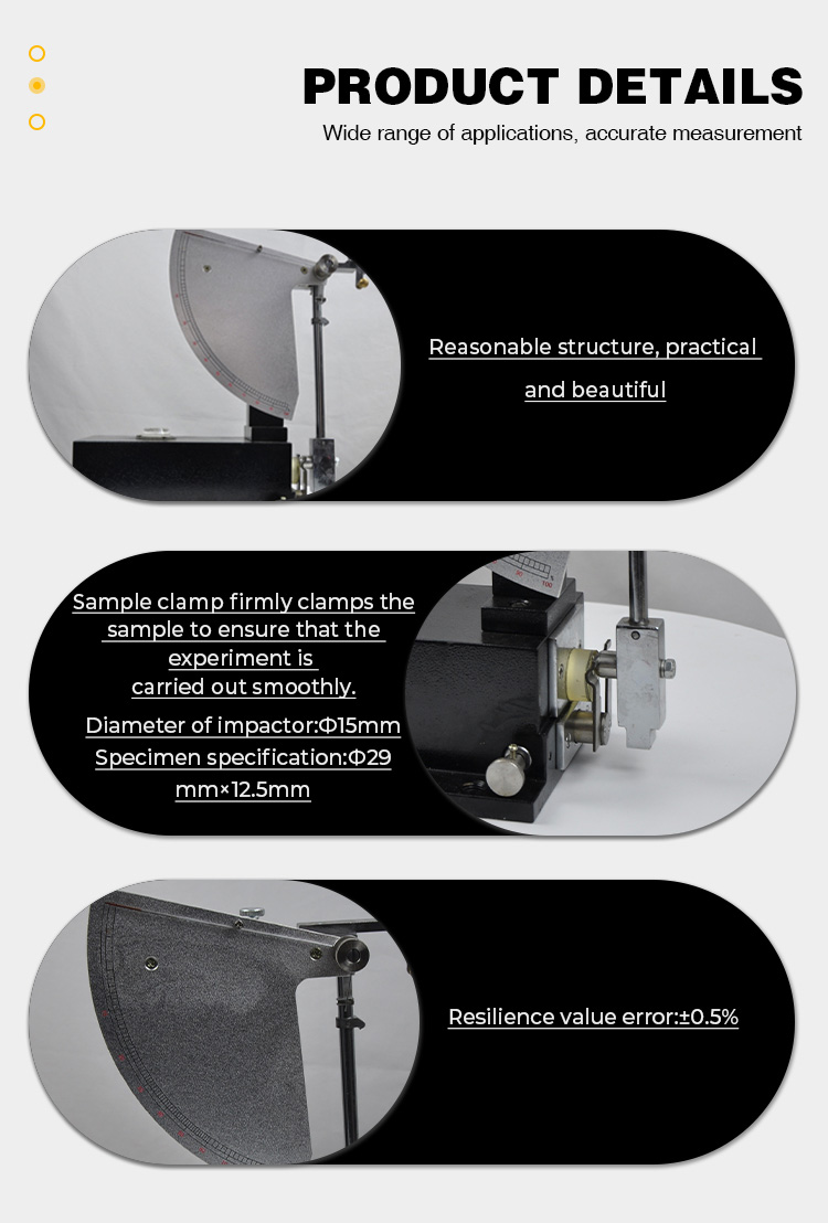 High Quality Rubber Impact Resilience Tester SKZ136