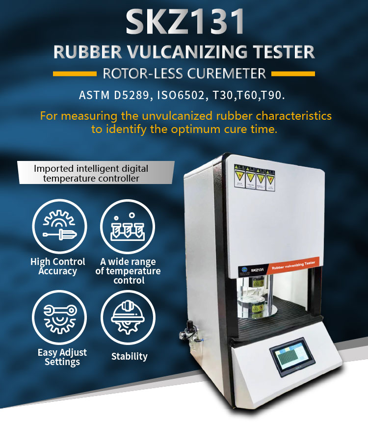 Тестер вулканизации резины Безроторный измеритель вулканизации