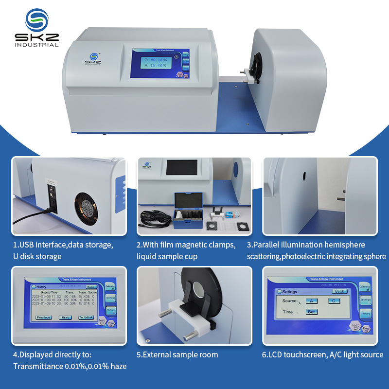 Fully Automatic Plastic Film Haze Meter