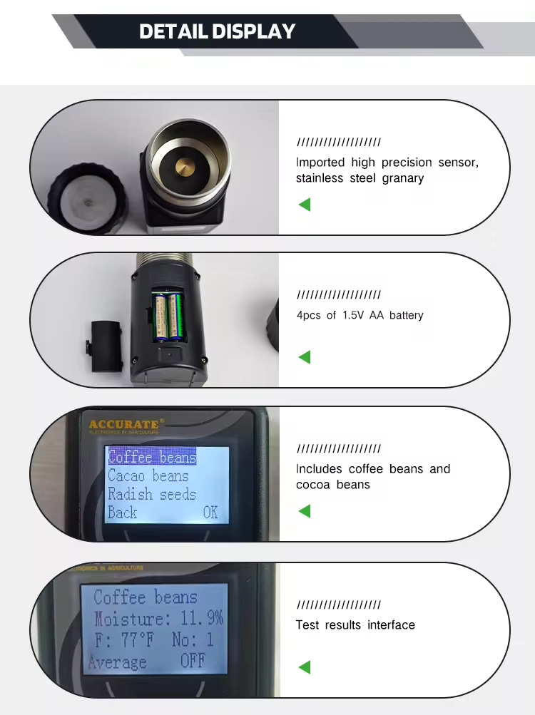 Moisture Meter For Grains