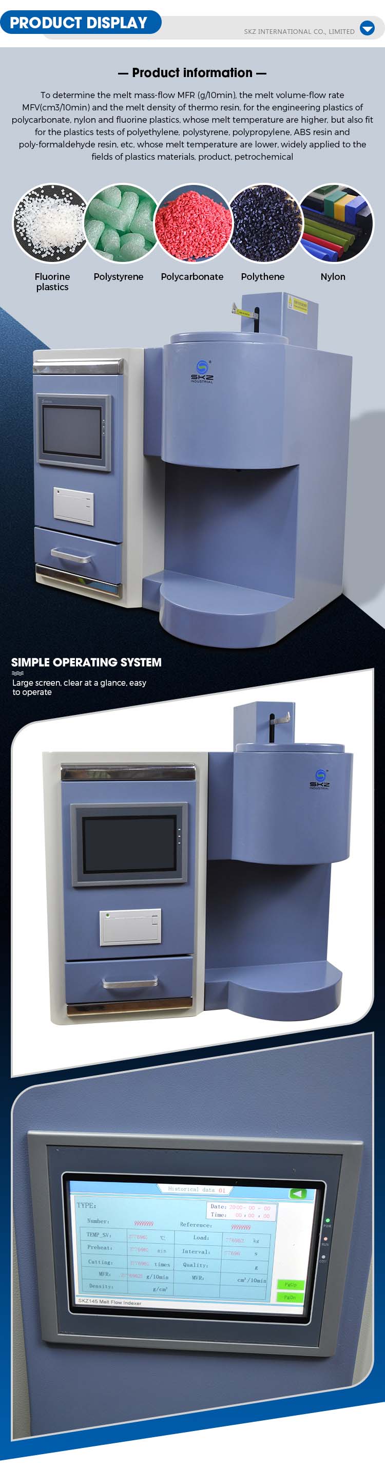 LCD Melt Flow Indexer