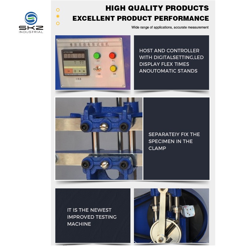 ISO 132 133 rubber fatigue (Flex) cracking machine