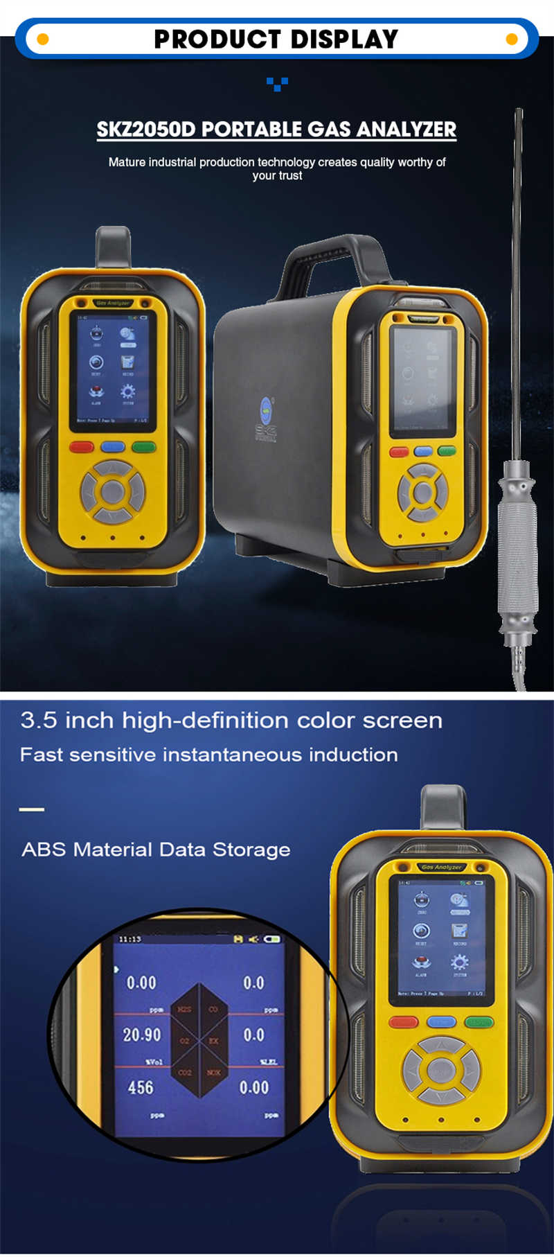 Portable Ethylene Oxide Analyzer SKZ2050D 