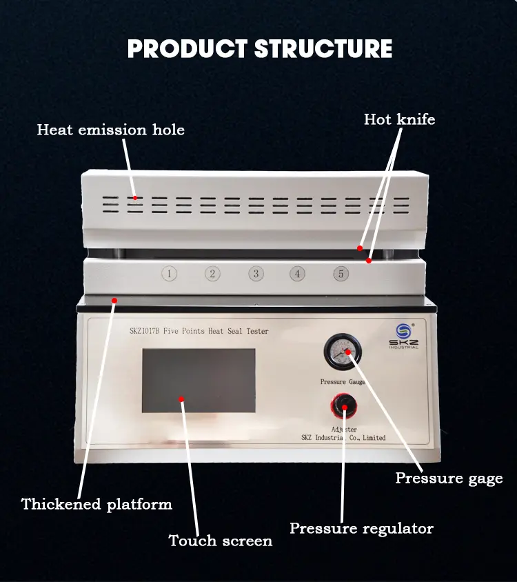 Five points Heat Seal Tester