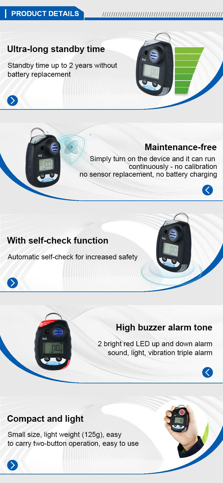 Travel Carbon Monoxide Detector