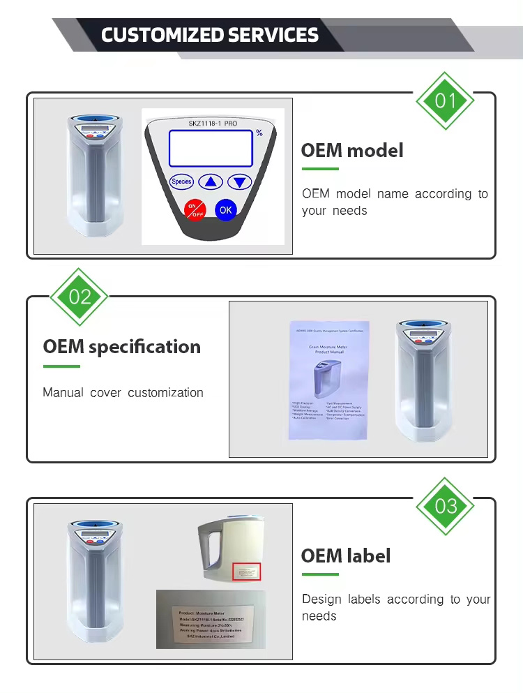 Digital Moisture Meter For Grains