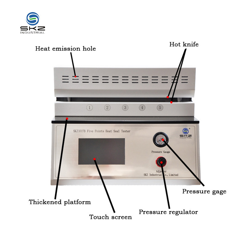 Five points Heat Seal Tester for plastic