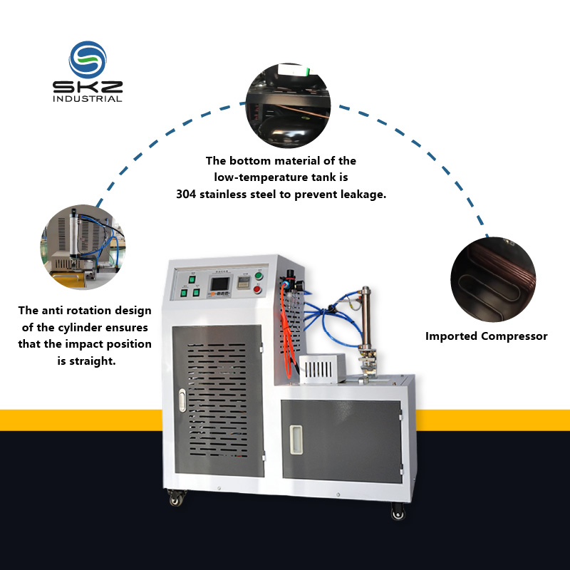 -80 ℃ ~ 0 ℃ Тестер крихкості гуми при низькій температурі