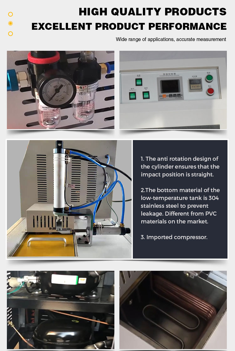 -80℃~0℃ Low Temperature Rubber Brittleness Tester