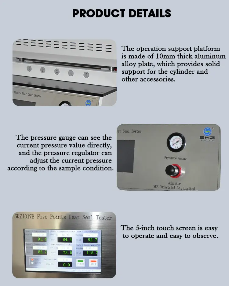 Five points Heat Seal Tester