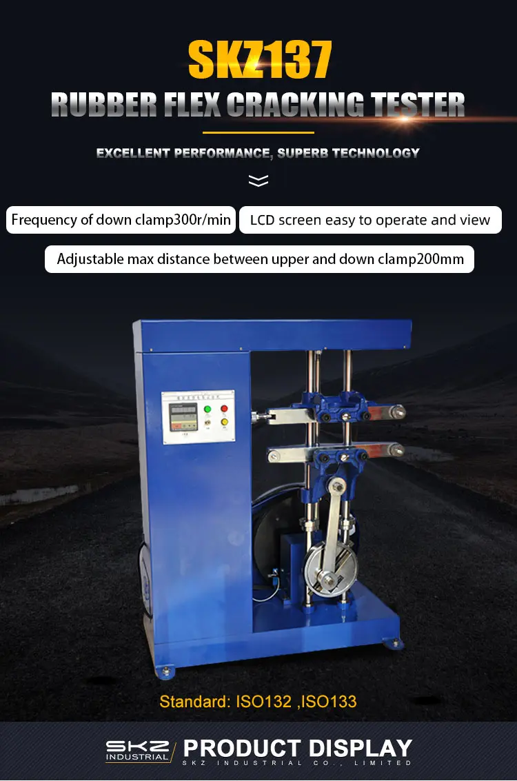 Rubber Fatigue (Flex) Cracking Machine Tester